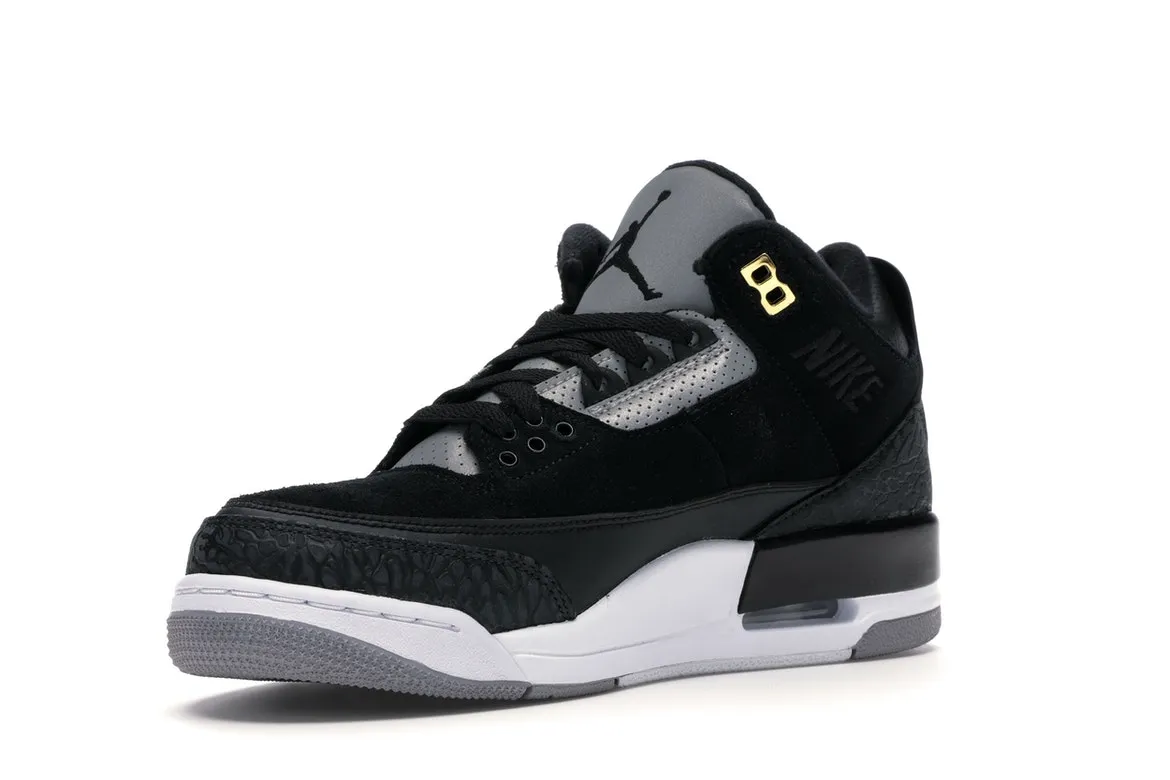 Jordan 3 retro outlet tinker black cement gold