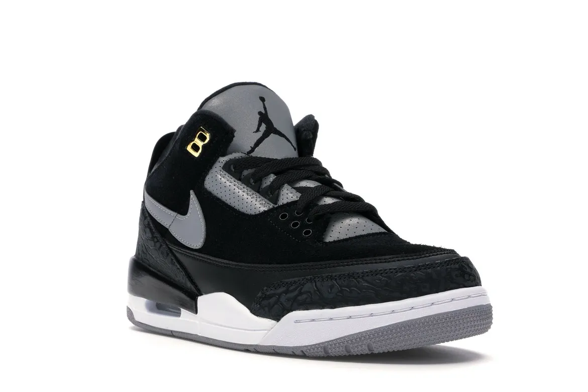 Jordan 3 tinker black cement clearance gold