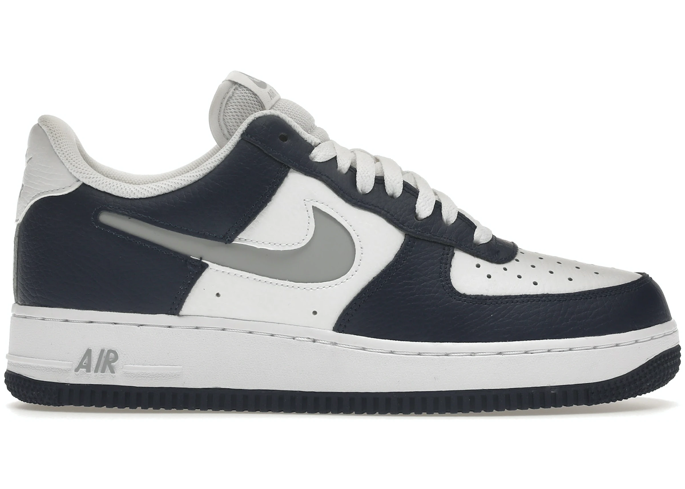 Nike air force hot sale 1 white and navy